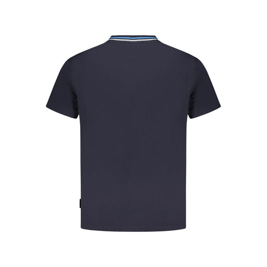 Napapijri Blue Organic Cotton Men's T-Shirt