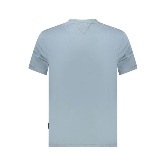 Napapijri Grigio Cotton Men T-Shirt