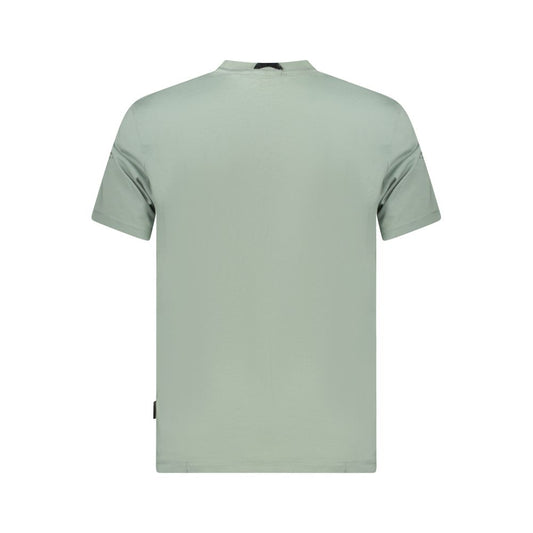 Napapijri Verde Cotton Men T-Shirt