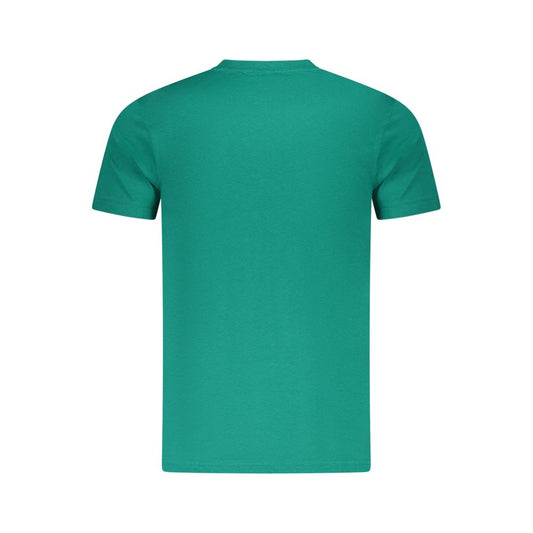 Cavalli Class Green Cotton Men T-Shirt
