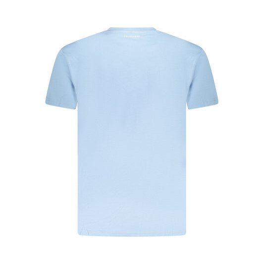 Trussardi Azzurro Cotton Men T-Shirt