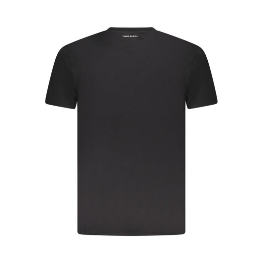 Trussardi Nero Cotton Mens T-Shirt