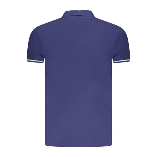 Cavalli Class Blu Cotton Men Polo