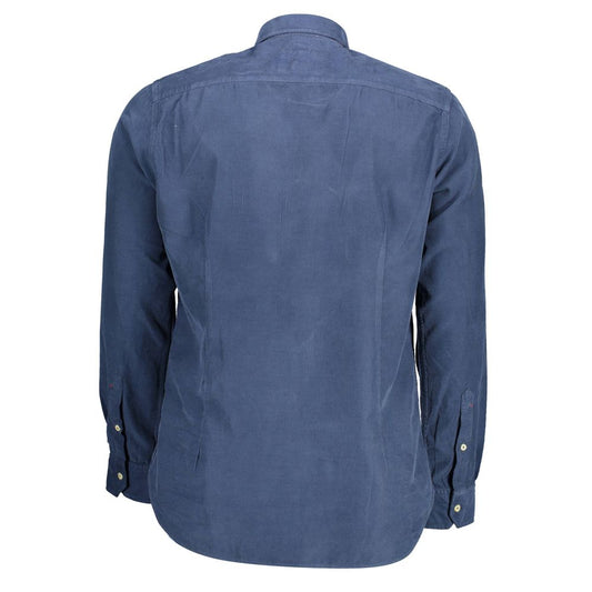 U.S. POLO ASSN. Blu Cotton Men Shirt