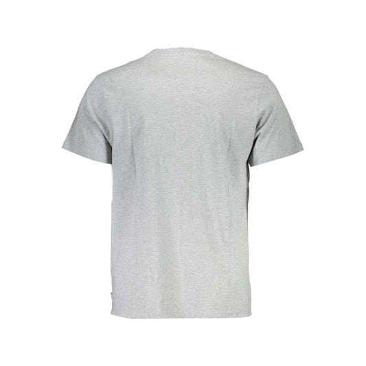 Levi's Grigio Cotton Men T-Shirt