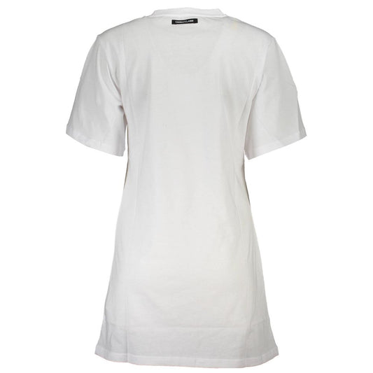 Cavalli Class Bianco Cotton Women T-Shirt
