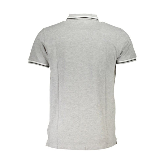 Cavalli Class Grigio Cotton Men Polo