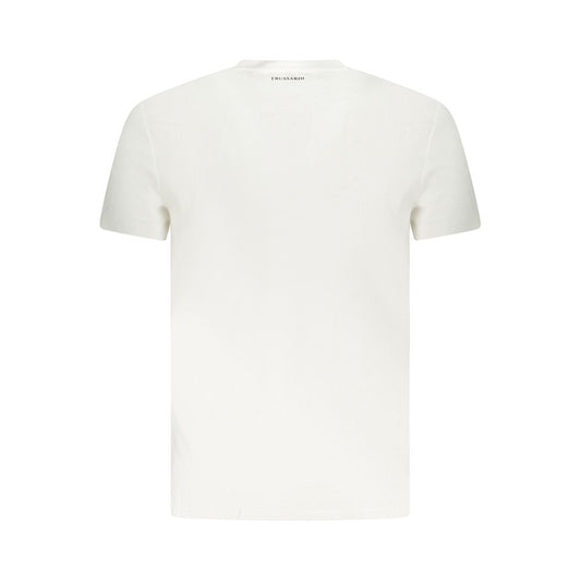Trussardi Bianco Cotton Men's T-Shirt