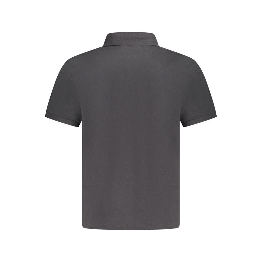 North Sails Black Cotton Mens Polo Shirt