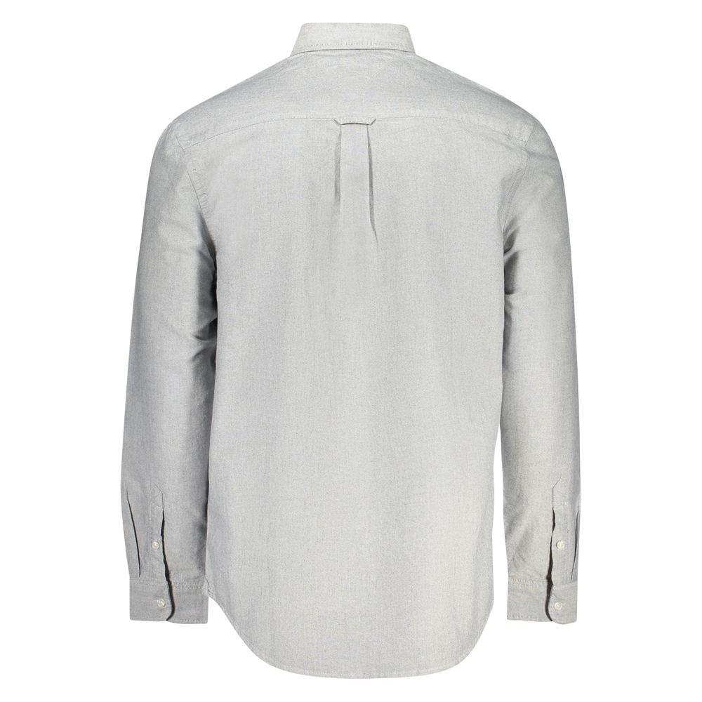 Tommy Hilfiger Grigio Cotton Men Shirt