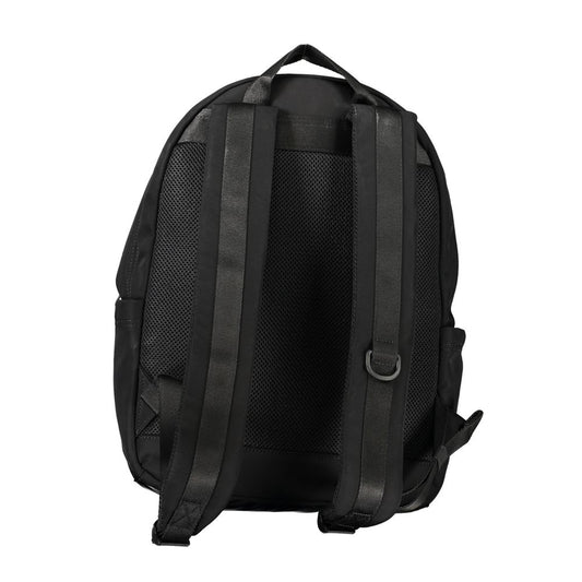 Tommy Hilfiger Black Polyester Men's Backpack