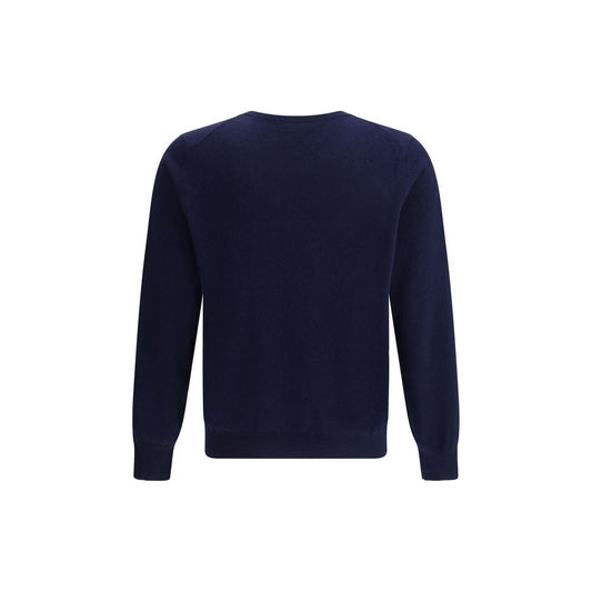 Brunello Cucinelli Blue Cashmere Sweater