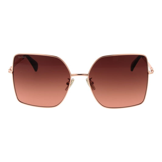 Max Mara Rose Gold Metal Sunglasses