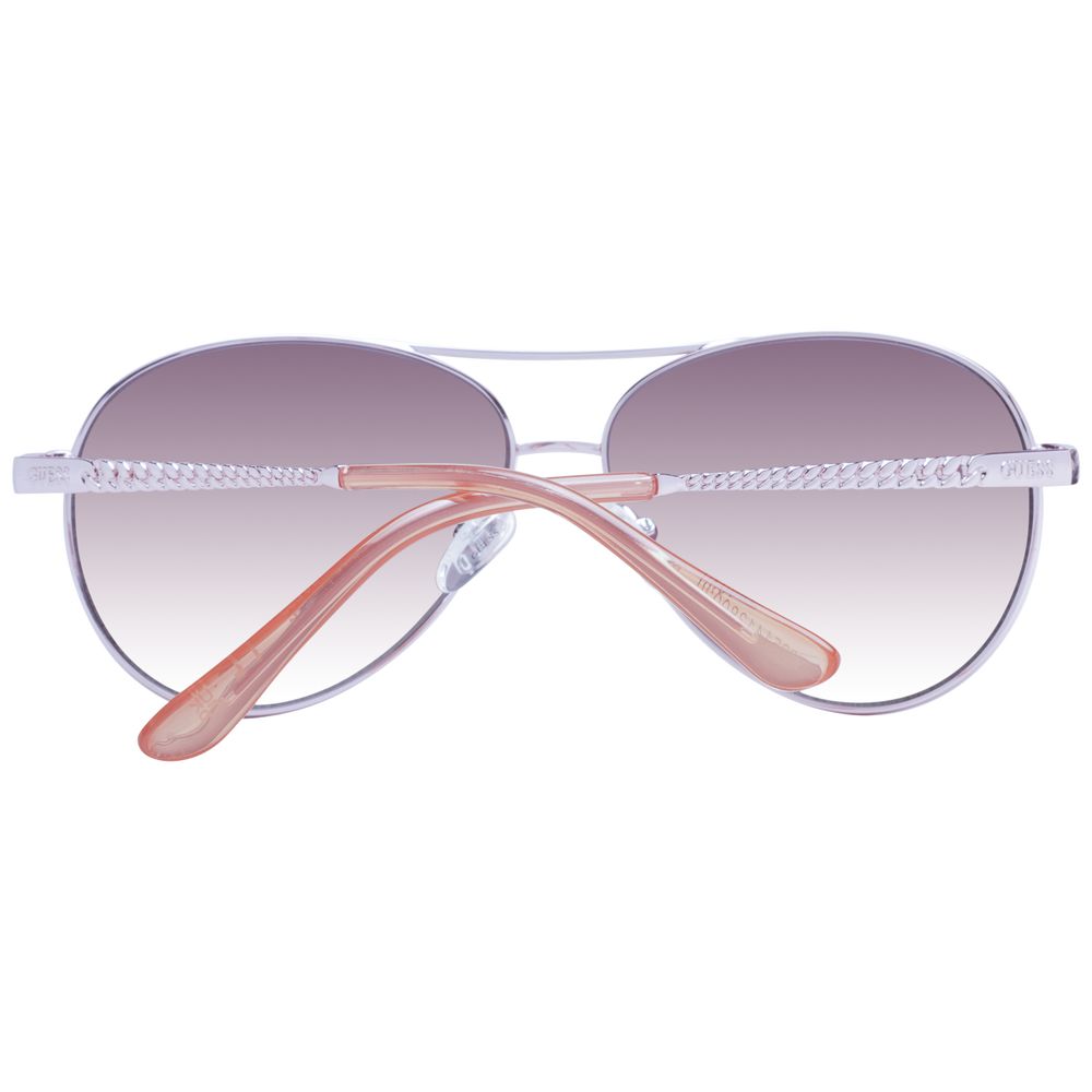 Guess Pink Metal Sunglasses