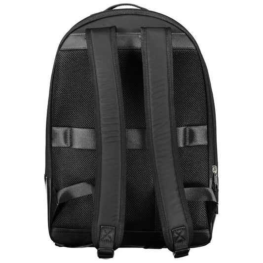 Tommy Hilfiger Black Polyester Men's Backpack