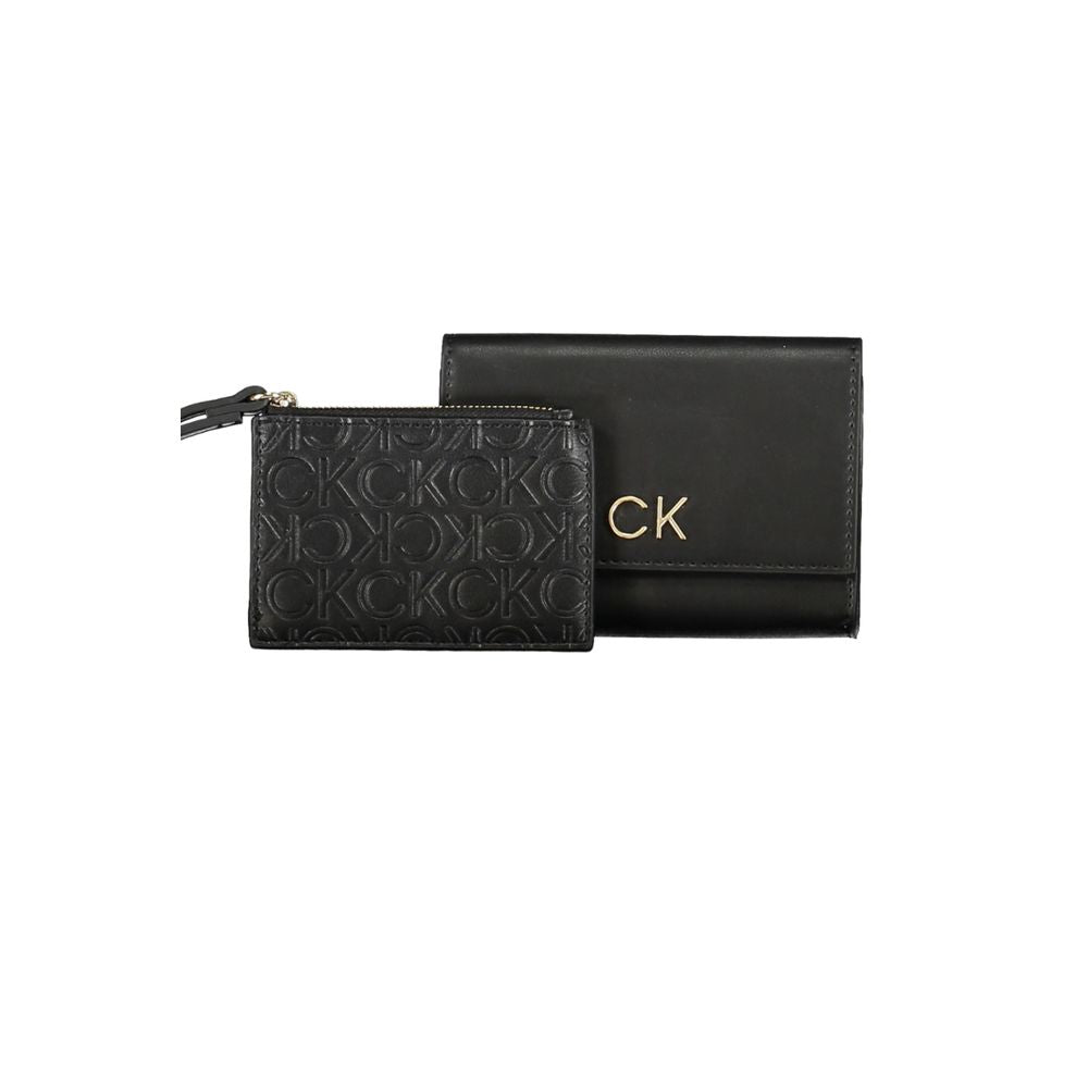 Calvin Klein Nero Polyester Woman Wallet