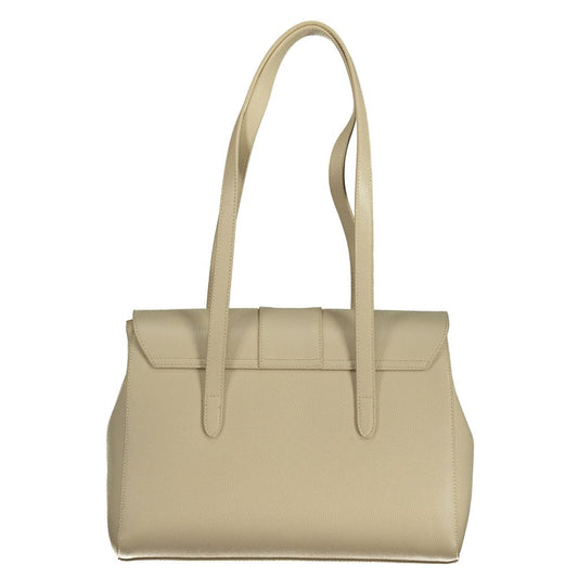Mario Valentino Beige Polyurethane Women Handbag