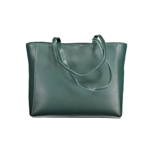 Mario Valentino Verde Poliuretano Woman Shoulder Bag