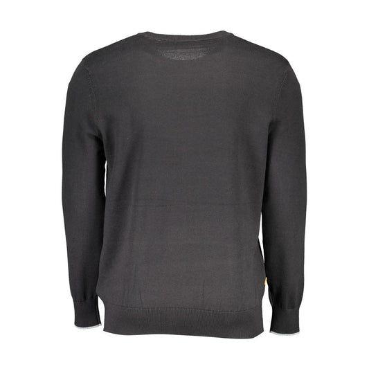 Timberland Black Organic Cotton Men Sweater