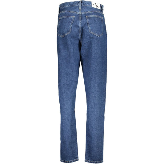 Calvin Klein Blu Cotton Women Jeans