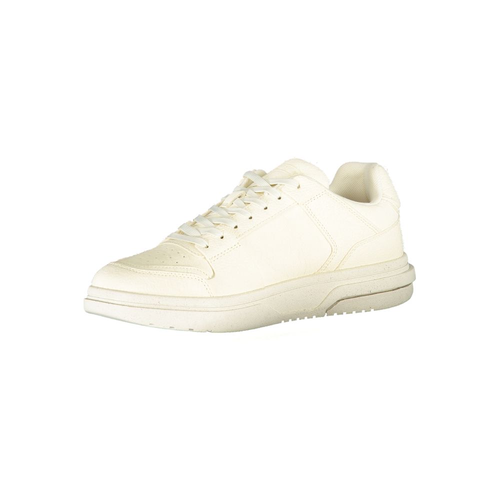 Tommy Hilfiger Bianco Polyester Men Sneaker