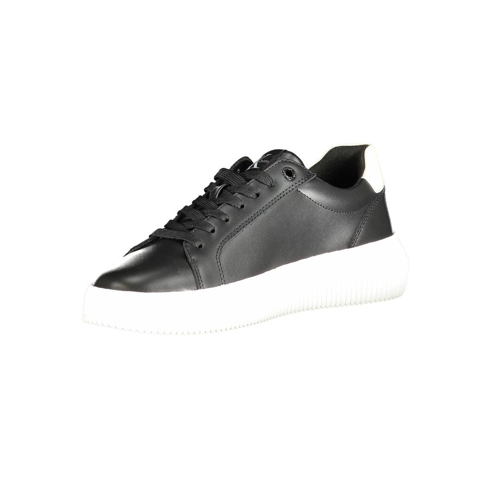 Calvin Klein Black Polyurethane Women Sneaker