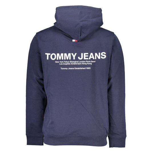Tommy Hilfiger Blue Cotton Men Hoodie