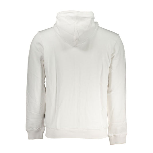 Napapijri "Bianco Cotton Men's Sweatshirt with Hood"