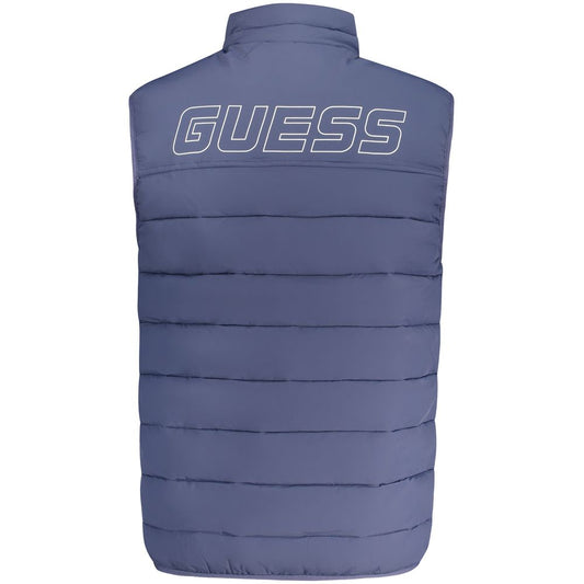 Guess Jeans Blue Spandex Men Jacket