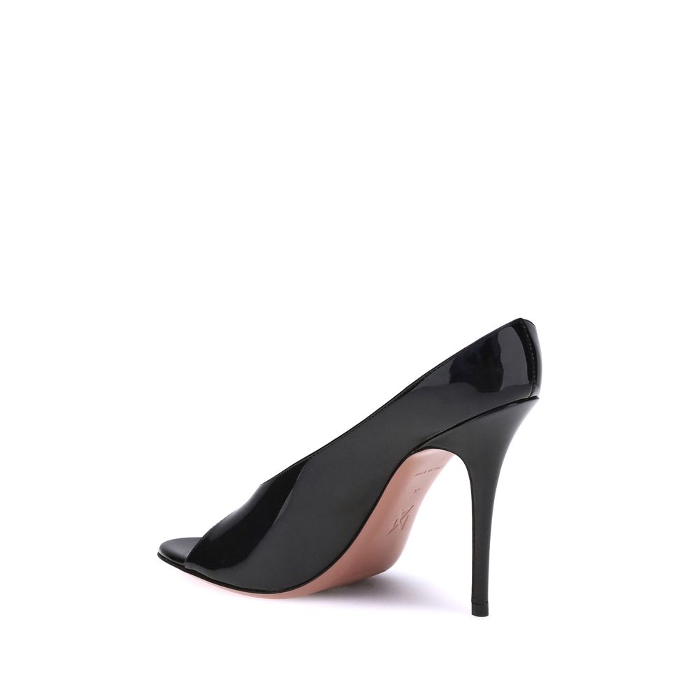 Amina Muaddi Anok leather Sandals