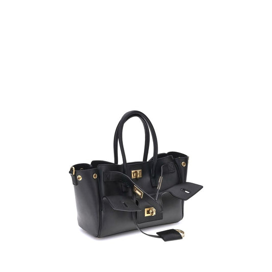 Balenciaga Black Calf Leather Bos Taurus Shoulder Bag