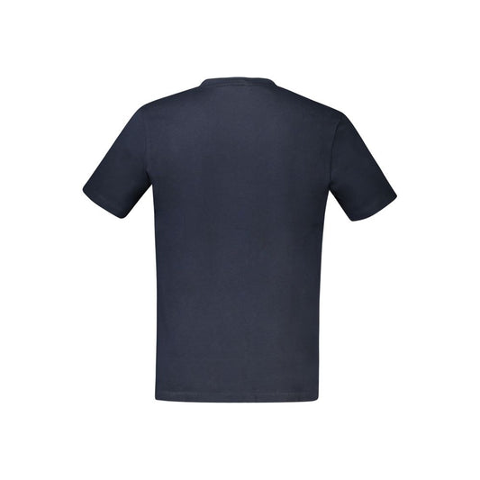 Hugo Boss Blue Cotton Men T-Shirt