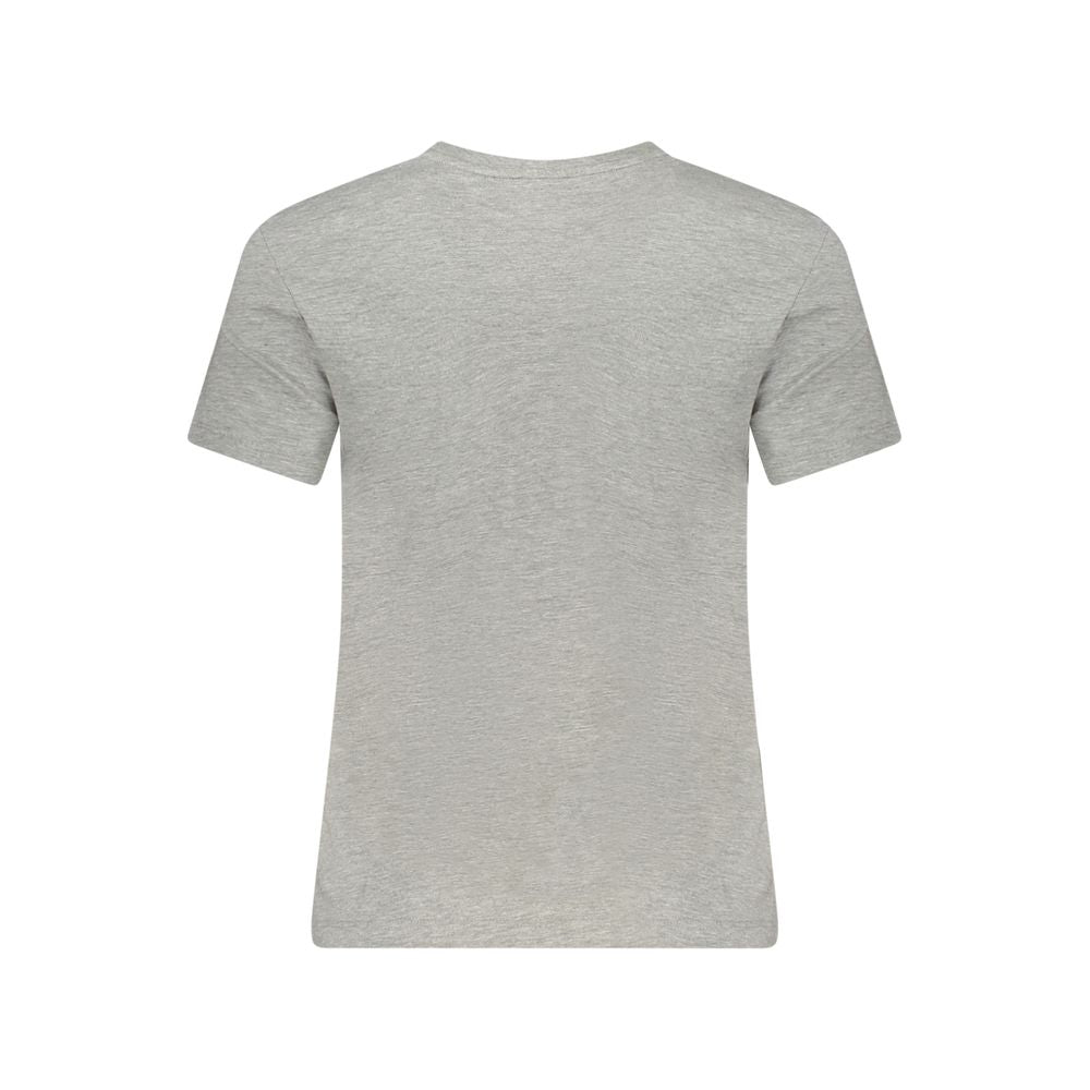Guess Jeans Grey Organic Cotton Women T-Shirt