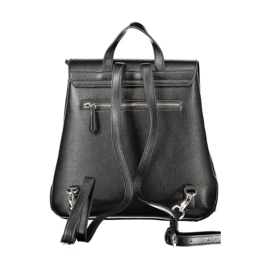 Mario Valentino Nero Polyurethane Women Backpack