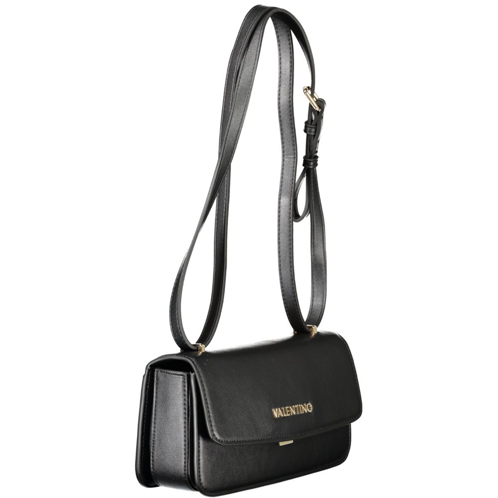 Mario Valentino Nero Poliuretano Woman Shoulder Bag