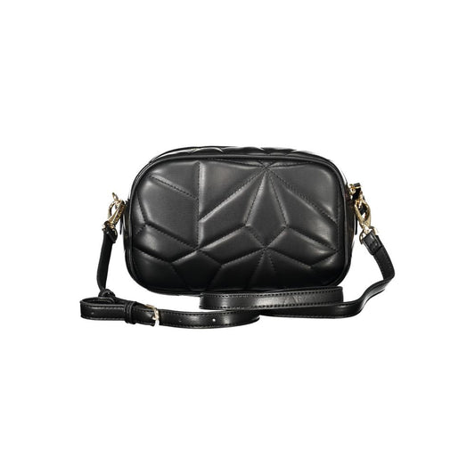 Mario Valentino Nero Poliuretano Woman Shoulder Bag