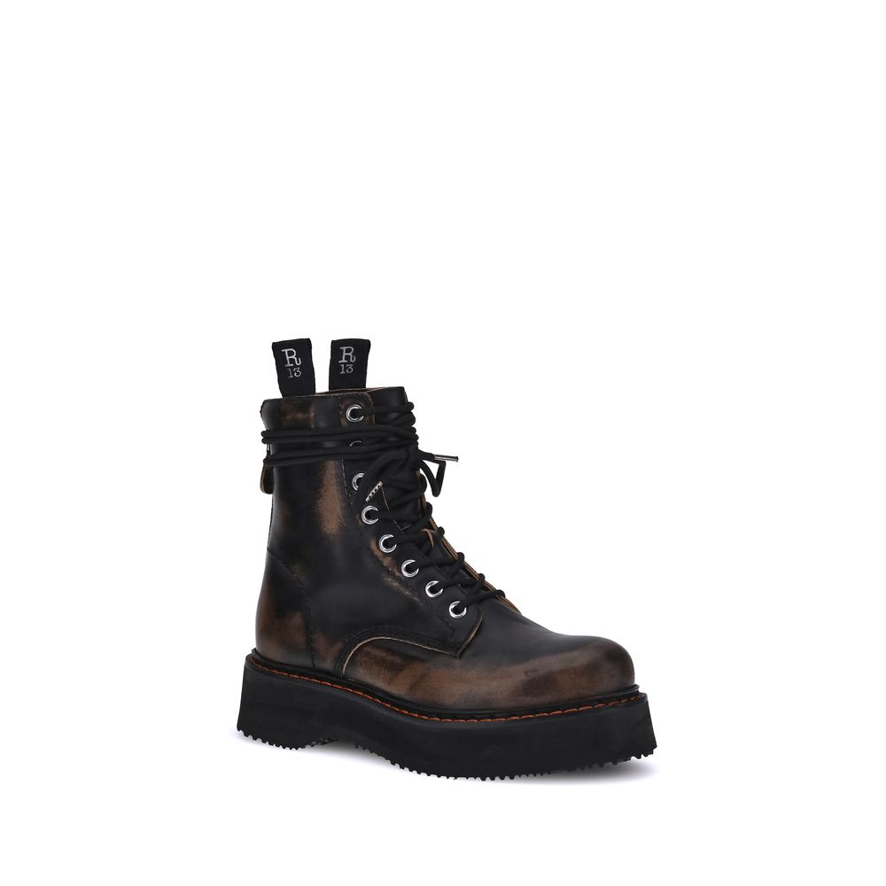 R13 Lace-up Ankle Boots