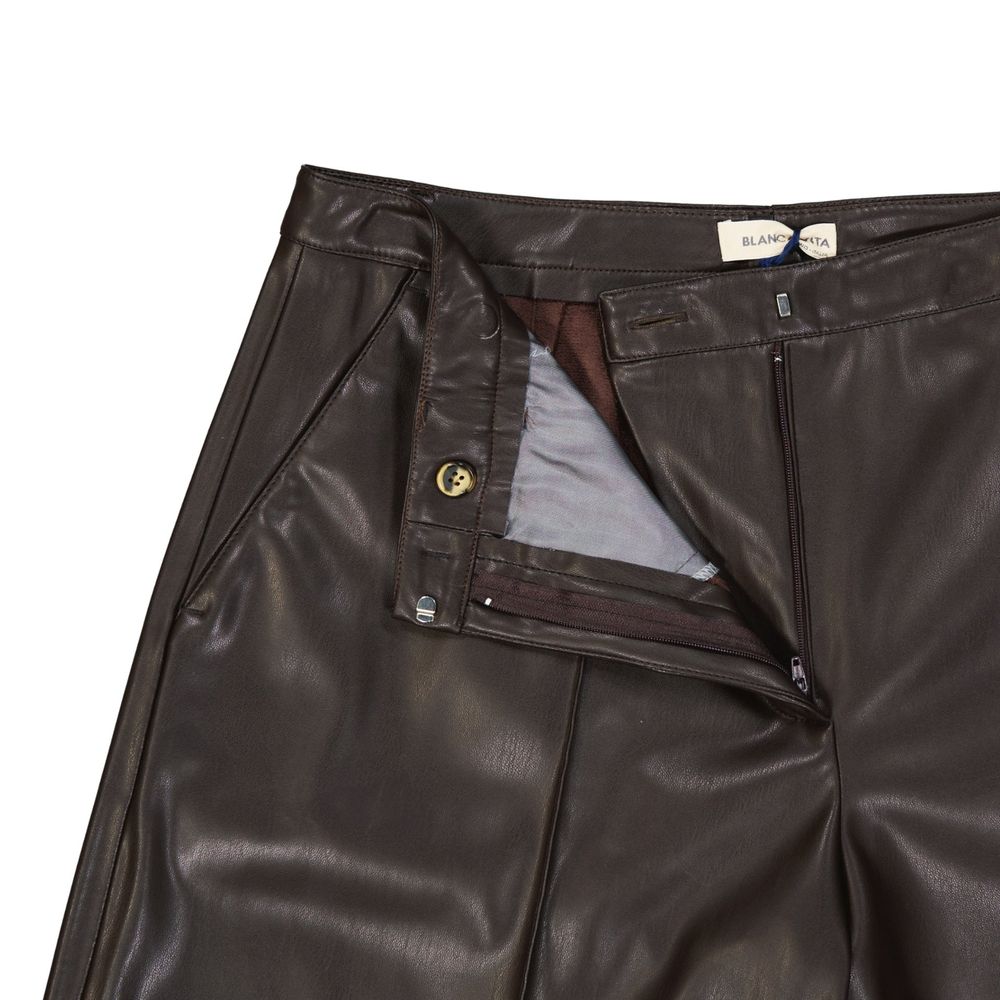 BLANCA VITA Faux Leather Shorts