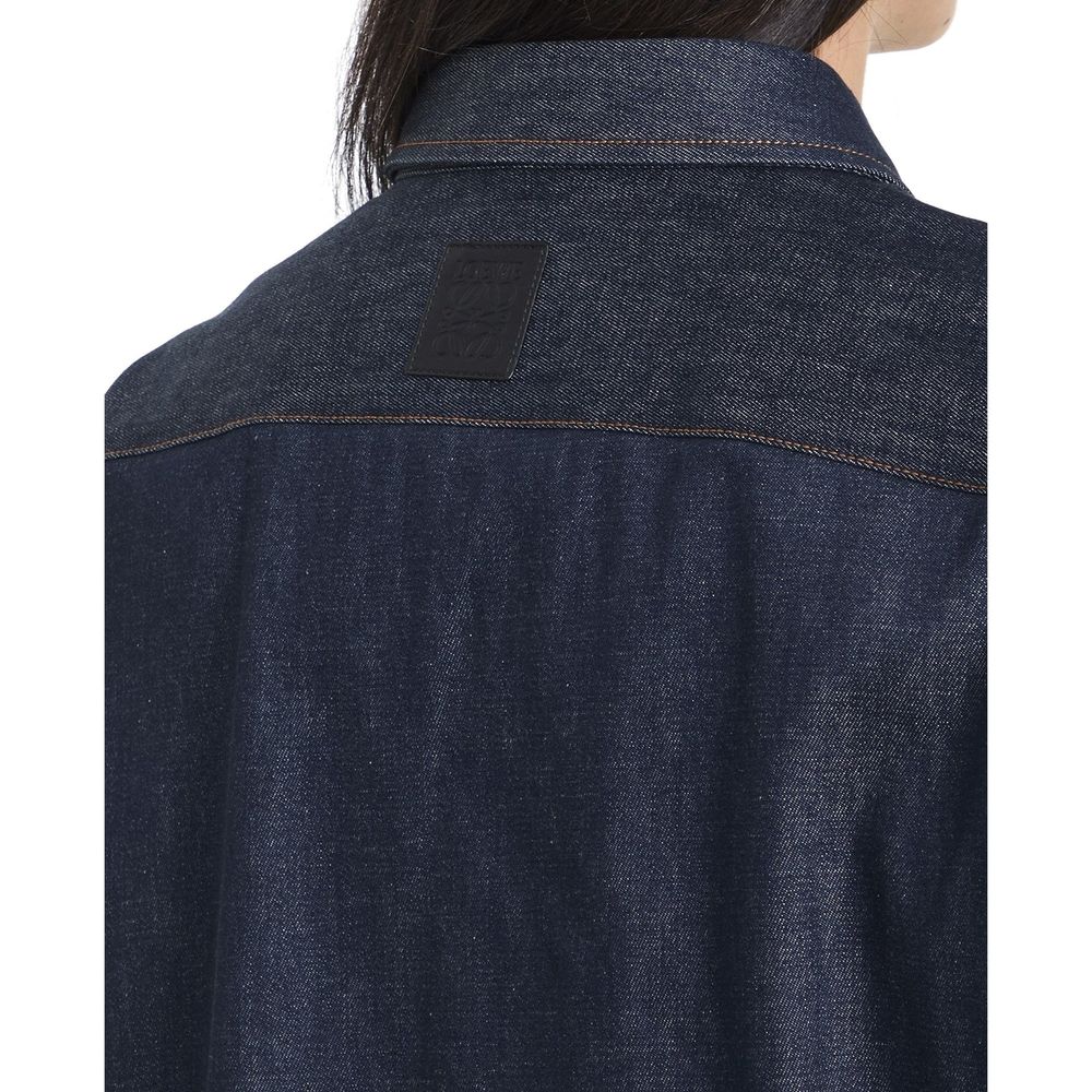 Loewe Denim Chain Shirt Dress