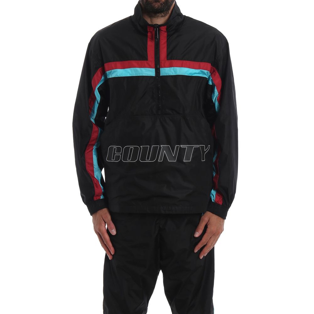 Marcelo Burlon Logo Windbreaker Jacket