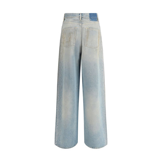 Golden Goose Light Blue Cotton Boyfriend Jeans