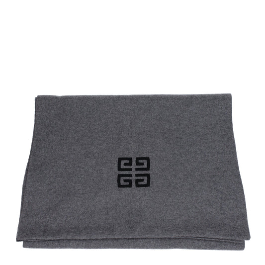 Givenchy Gray Wool Scarf