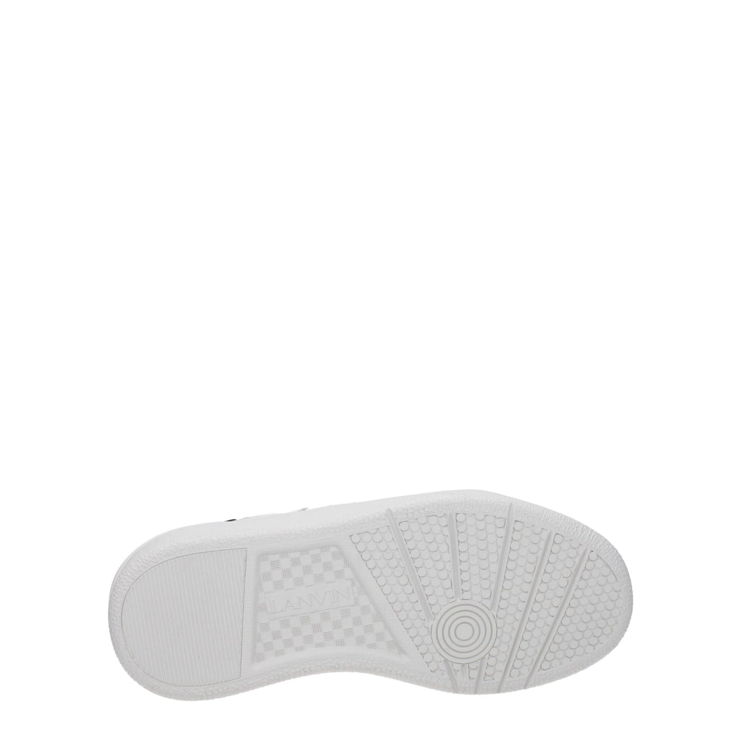 Lanvin White Fabric Low Tops