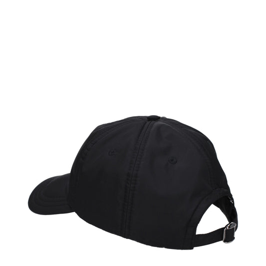 Valentino Garavani Black Polyamide Cap (Baseball Hat)
