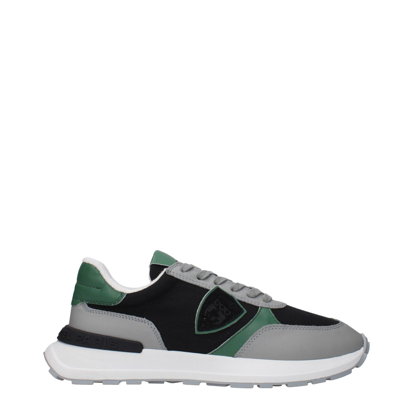 Philippe Model Black Fabric Athletic Sneakers