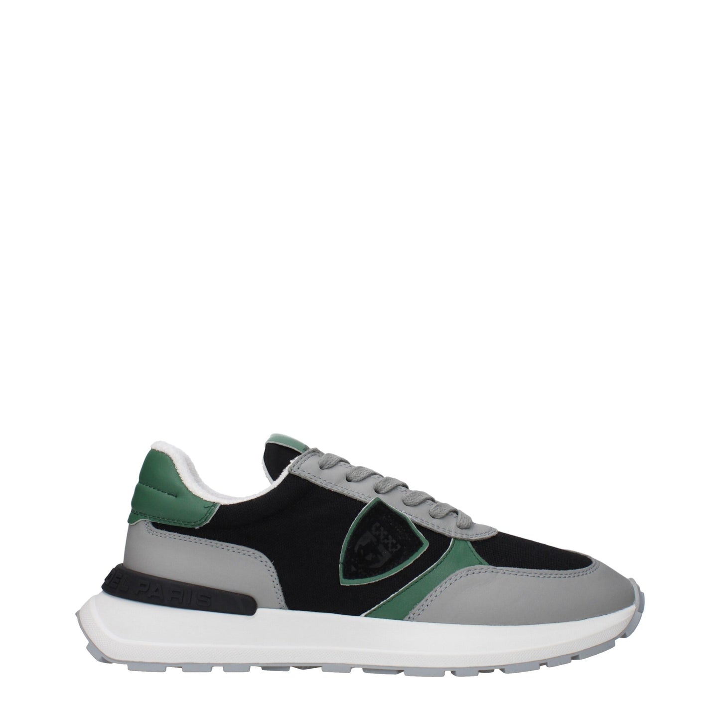 Philippe Model Black Fabric Athletic Sneakers