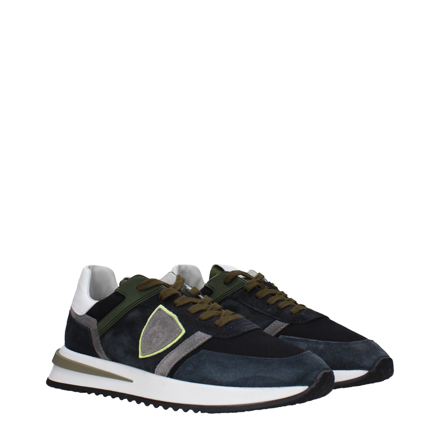 Philippe Model Blue Leather Low Tops