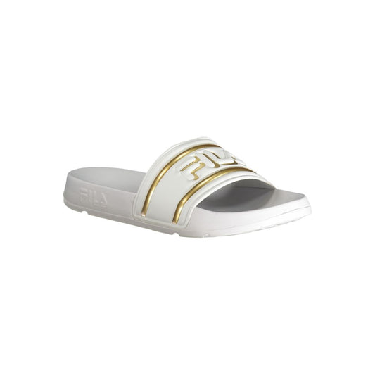 Fila White Polyurethane Women's Slipper