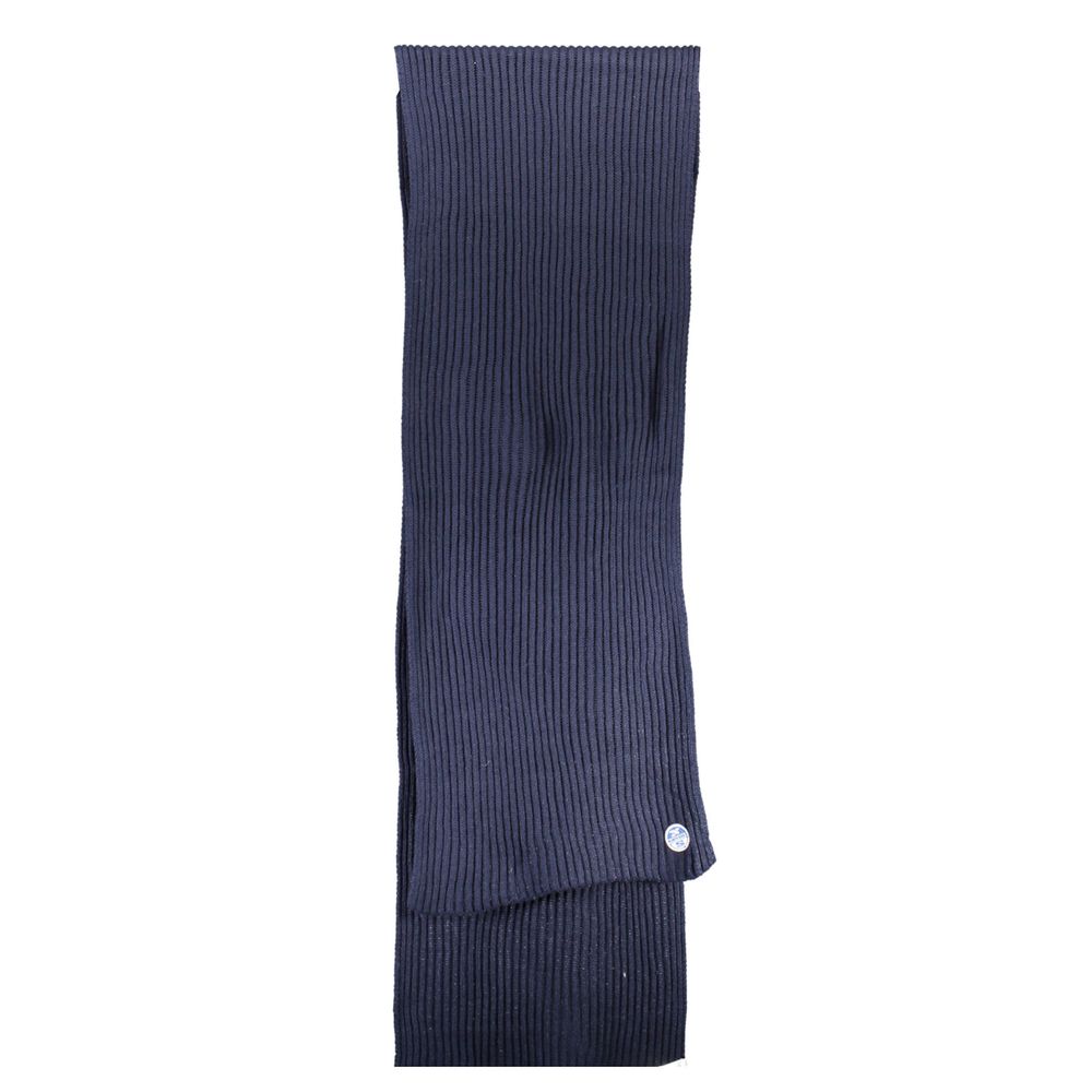 North Sails Black Cotton Men Scarf
