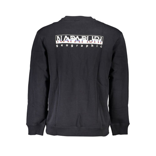 Napapijri Black Cotton Men Sweatshirt
